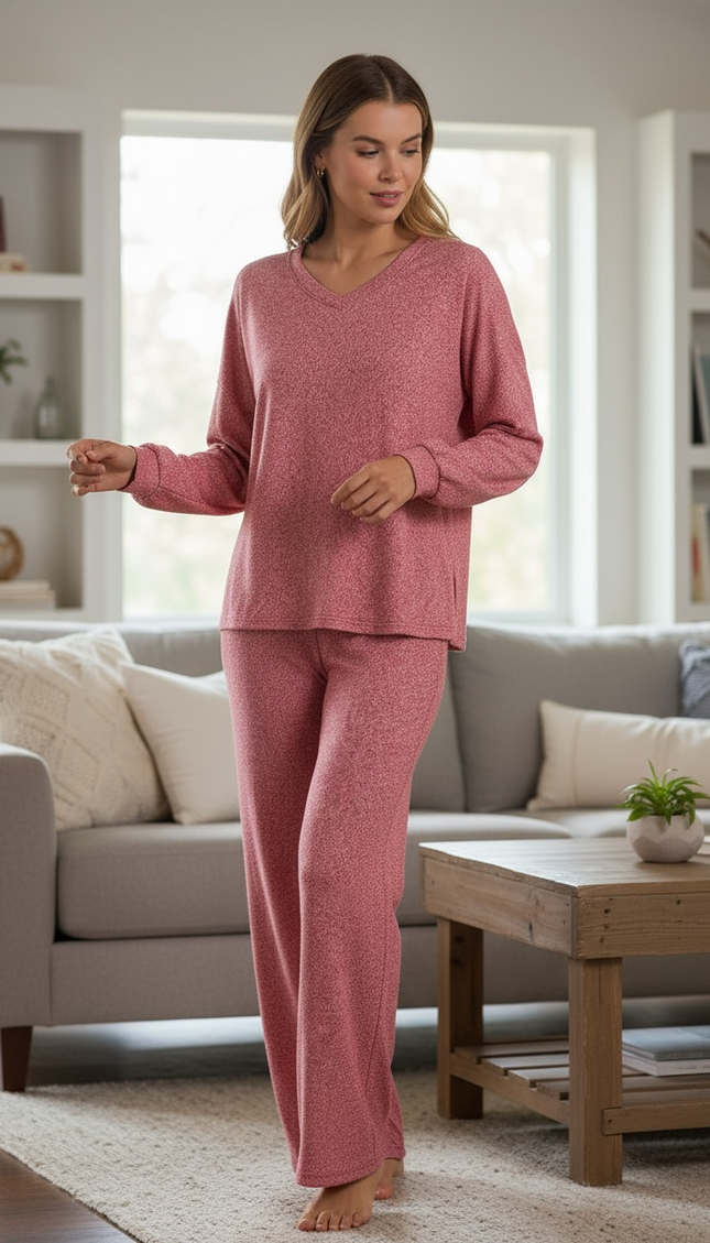 Unmatched Soft Lounge Set - DK Red