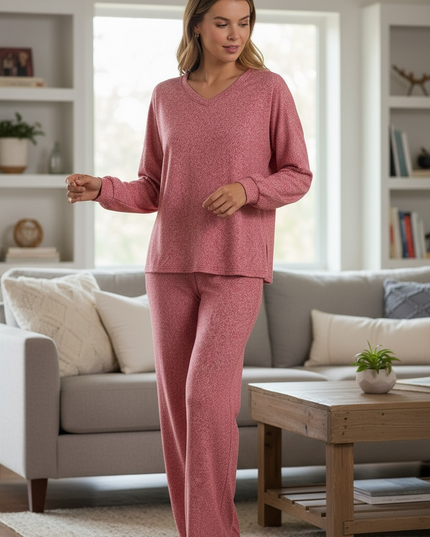 Unmatched Soft Lounge Set - DK Red