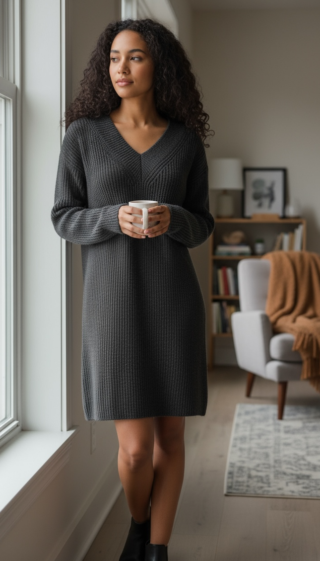 Cozy & Casual Sweater Dress