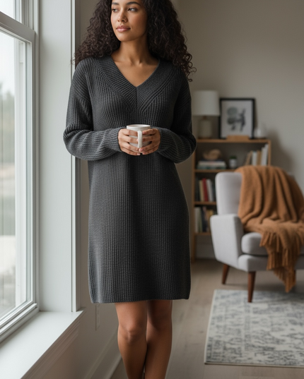 Cozy & Casual Sweater Dress