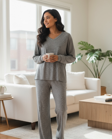 Unmatched Soft Lounge Set - Black/Grey