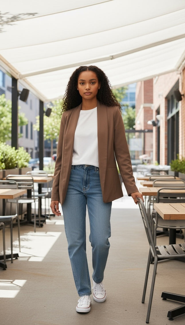 The Unmatched Blazer with Lining - Brown