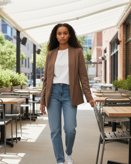 The Unmatched Blazer with Lining - Brown