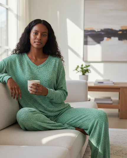 Unmatched Soft Lounge Set - DK Green