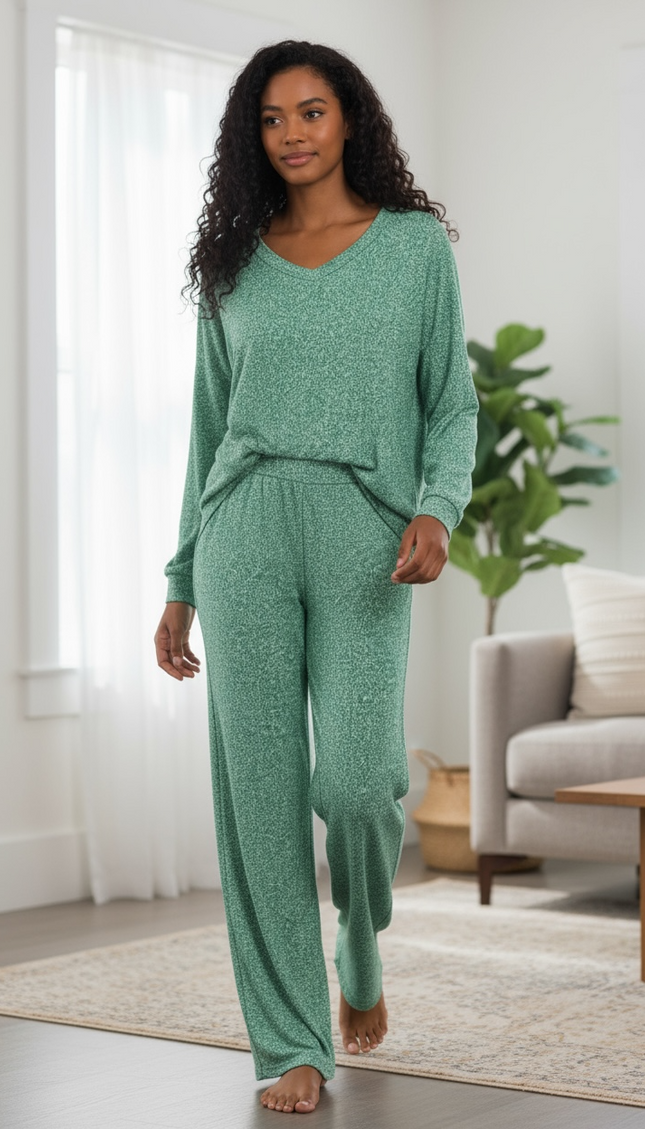 Unmatched Soft Lounge Set - DK Green
