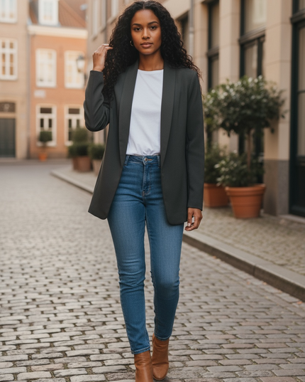 The Unmatched Blazer with Lining - Black