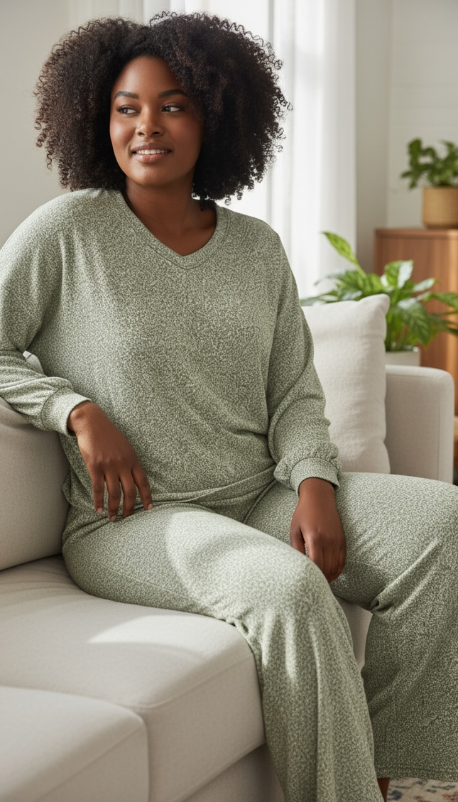 Unmatched Soft Lounge Set - Olive