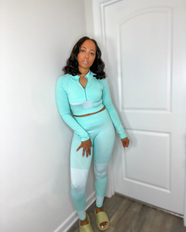 Unmatched 3 Piece Seamless Set - Mint