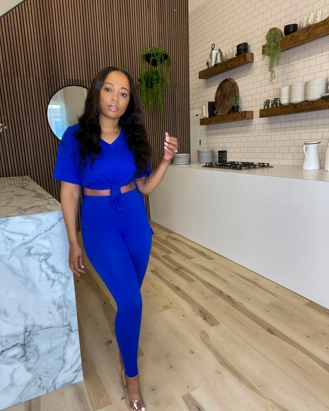 Unmatched Slit Set - Blue