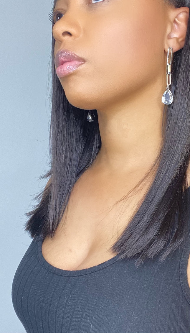 Diamond Drop Earrings