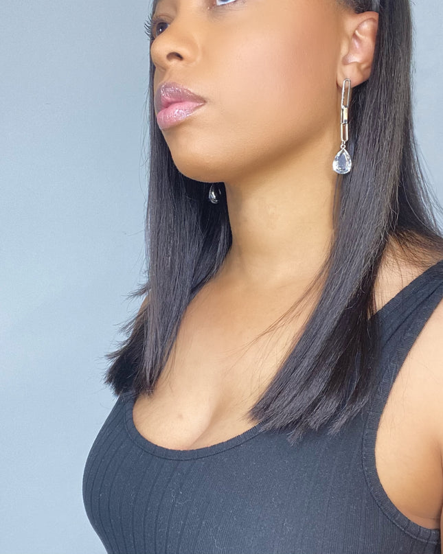 Diamond Drop Earrings