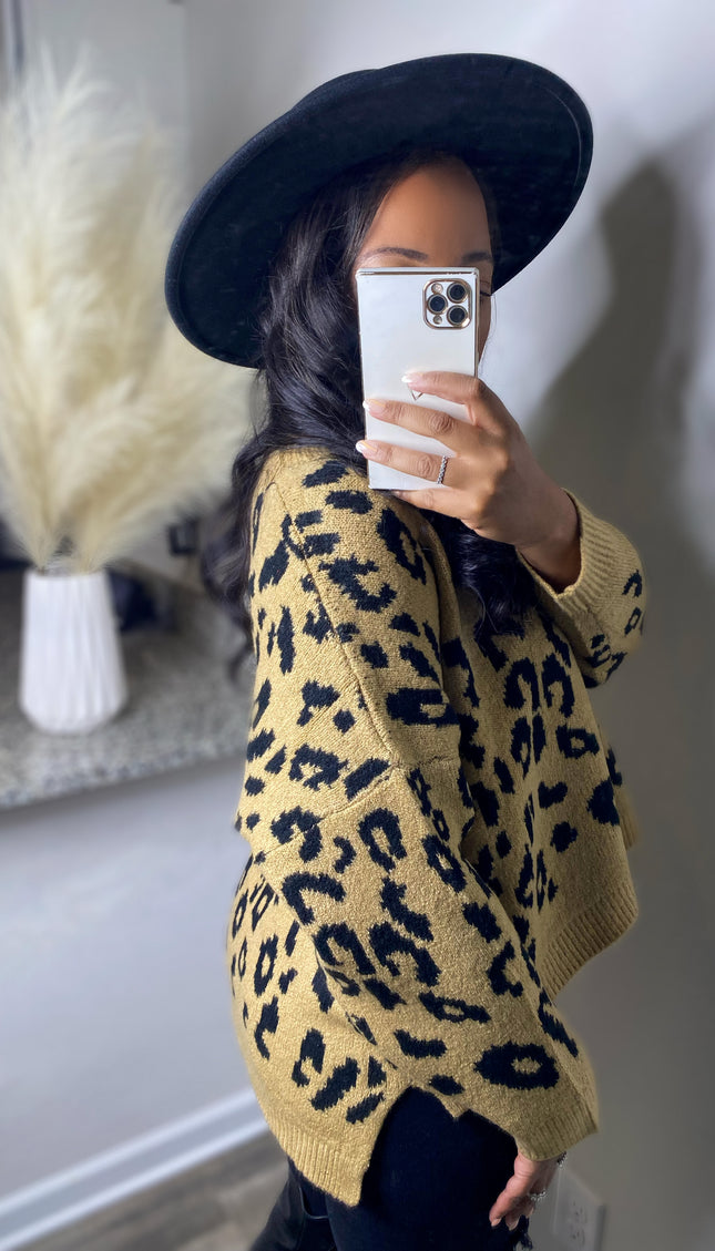 Unmatched Cozy Animal Print Sweater