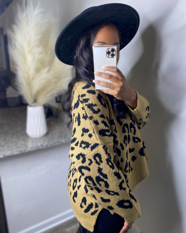 Unmatched Cozy Animal Print Sweater