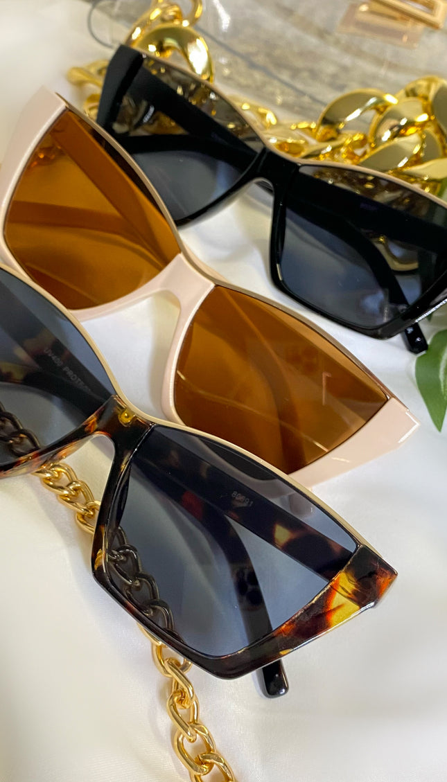 Up For Anything Sunglasses - Cream