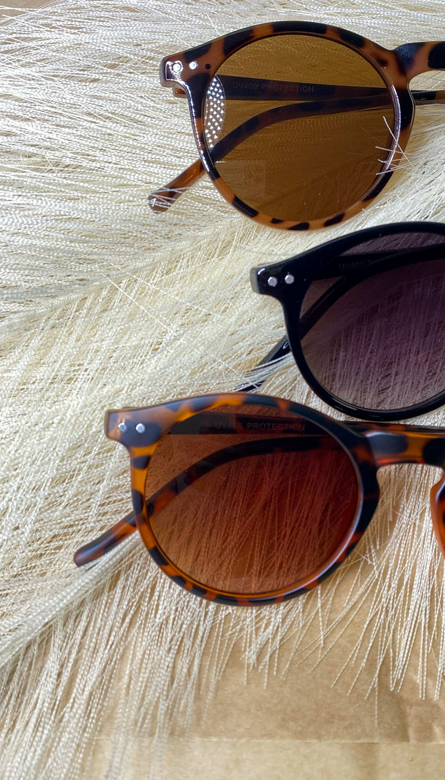 Lilliana Tortoise Sunglasses - Brown/Black