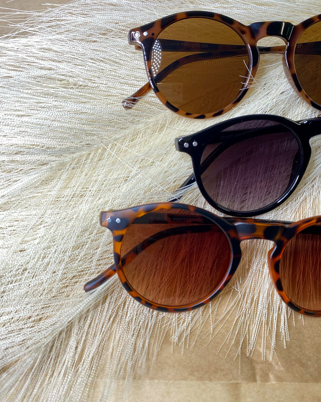 Lilliana Tortoise Sunglasses - Brown/Black