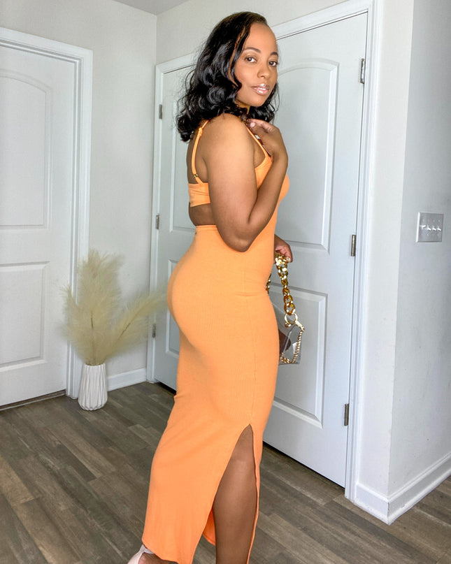 Away On Vacation Backless Dress