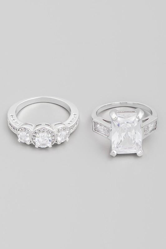 IVANA Ring Set (Silver/Gold)