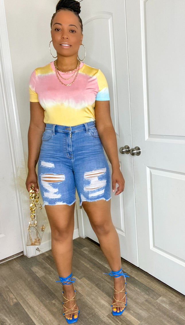 Unmatched Everyday Tie Dye Short Sleeve Shirt