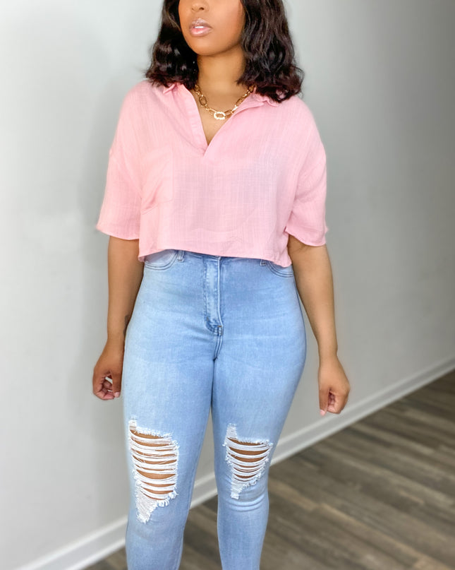 Unmatched Sky Blue Distress Denim