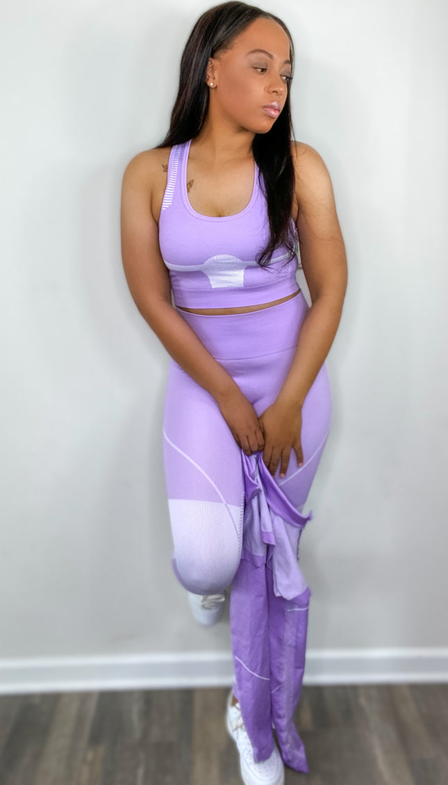 Unmatched 3 Piece Seamless Set - Lavender