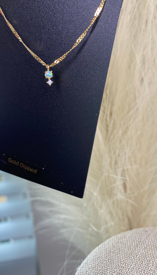 Dainty Energy Small Charmed Necklace