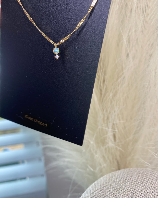 Dainty Energy Small Charmed Necklace
