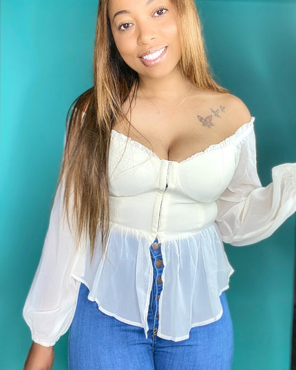Sweet Dreams Peplum Top