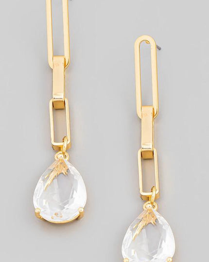 Diamond Drop Earrings