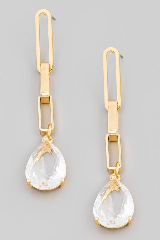Diamond Drop Earrings