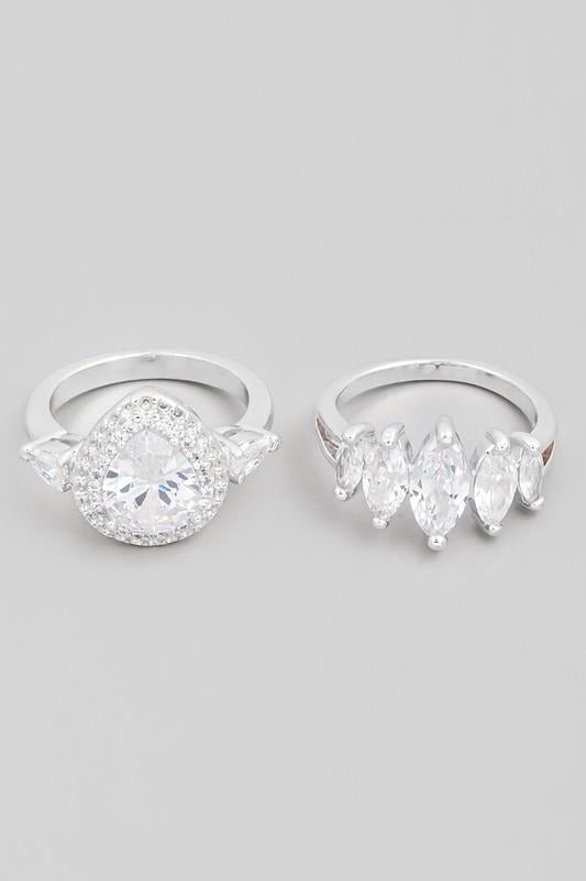 MARISA Ring Set (Silver/Gold)