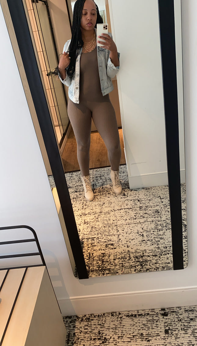 Unmatched Essential Jumpsuit | Fall Taupe