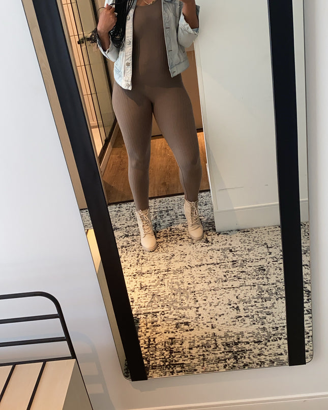 Unmatched Essential Jumpsuit | Fall Taupe