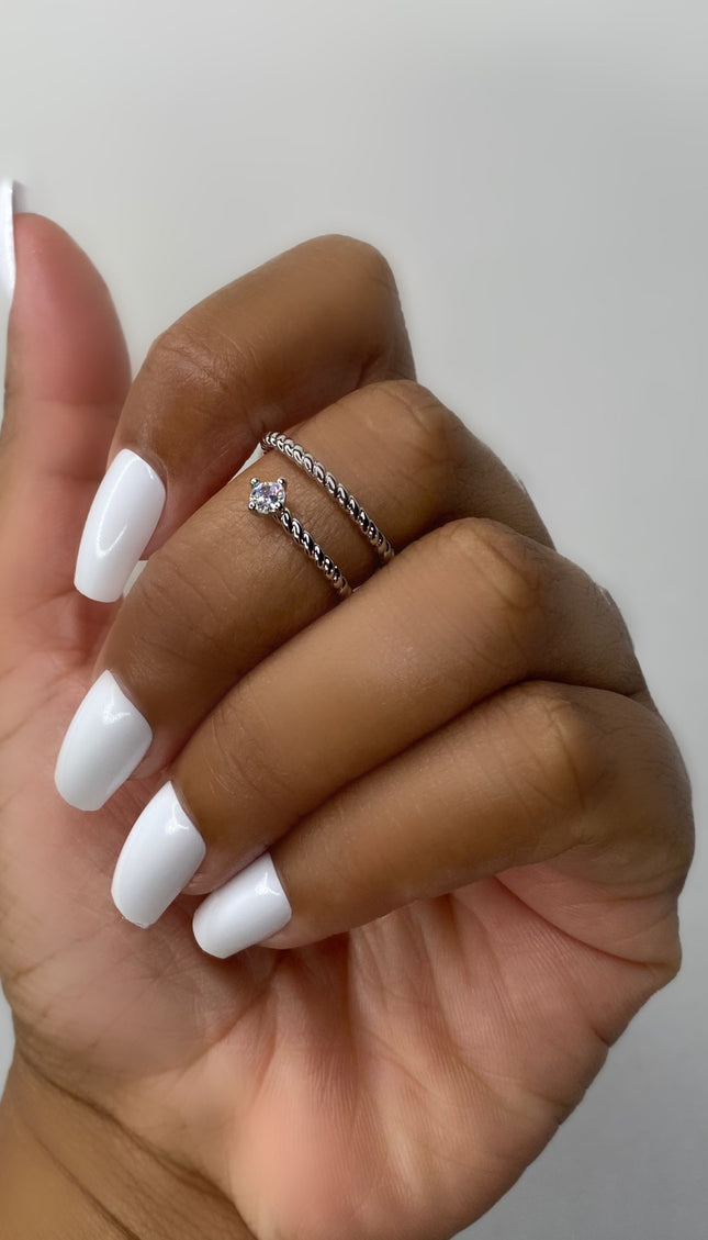 Unmatched Diamond Wrap Ring (Gold/Silver)