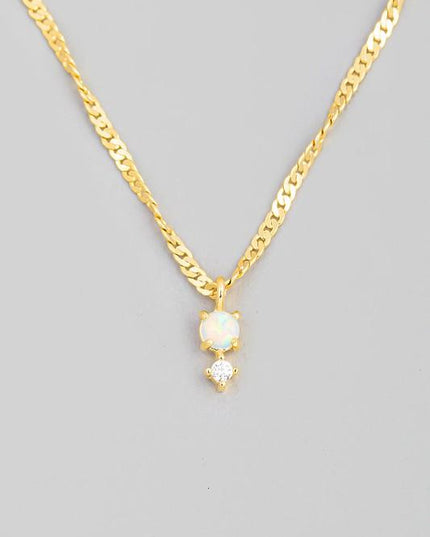 Dainty Energy Small Charmed Necklace