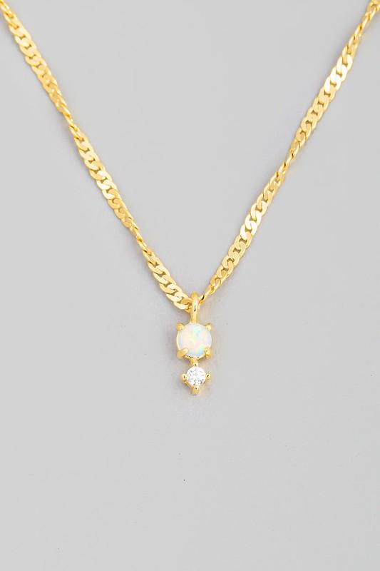 Dainty Energy Small Charmed Necklace