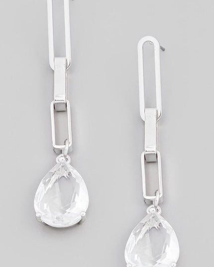 Diamond Drop Earrings