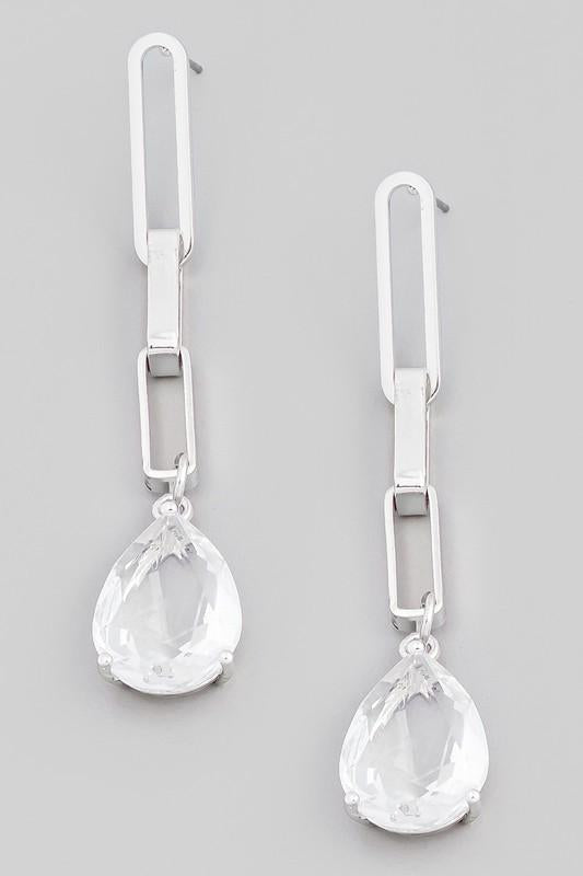 Diamond Drop Earrings