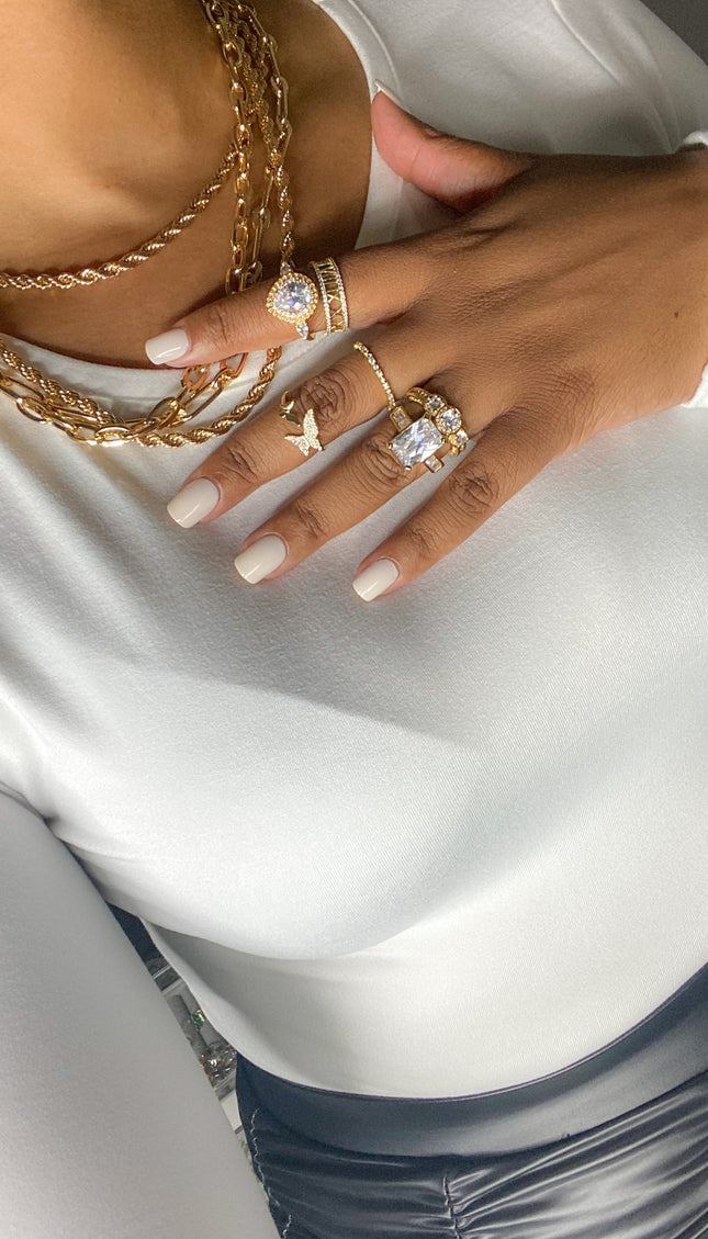 IVANA Ring Set (Silver/Gold)