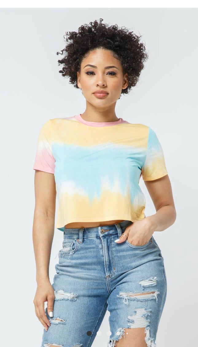 Unmatched Everyday Tie Dye Short Sleeve Shirt