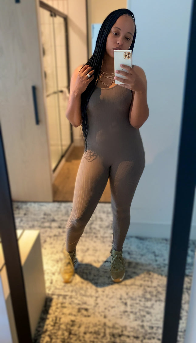 Unmatched Essential Jumpsuit | Fall Taupe