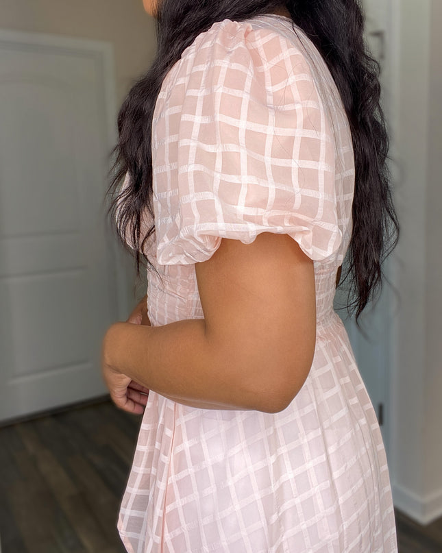 Unmatched Hi-Low Puff Sleeve Top