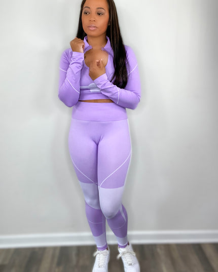 Unmatched 3 Piece Seamless Set - Lavender