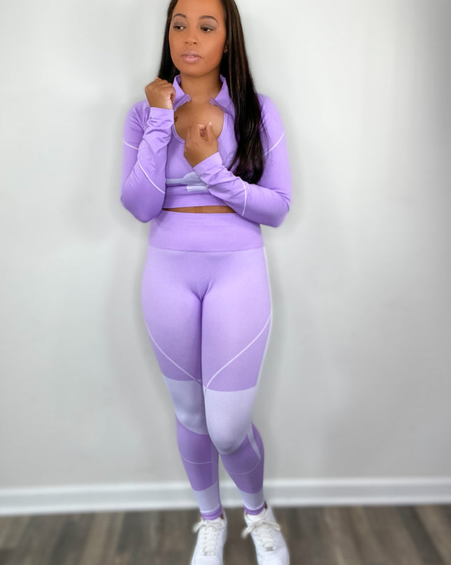 Unmatched 3 Piece Seamless Set - Lavender
