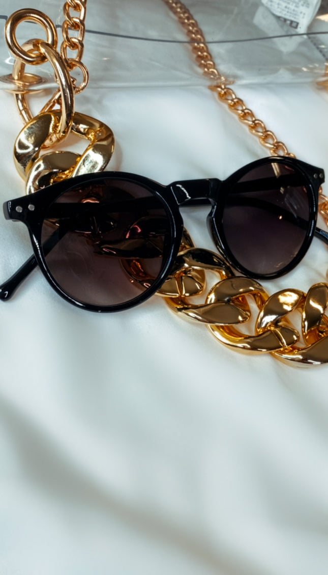 Lilliana Sunglasses - Black/Black