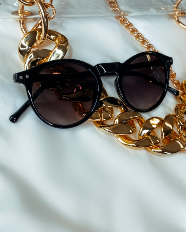Lilliana Sunglasses - Black/Black
