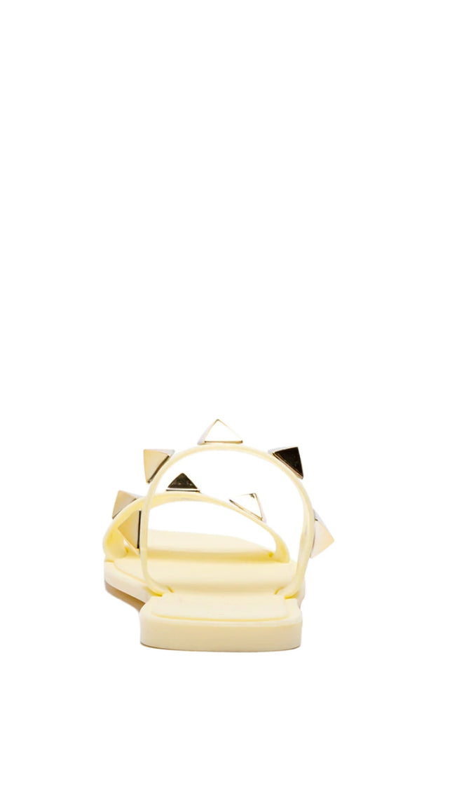 Unmatched Studded Slide - Buttercup