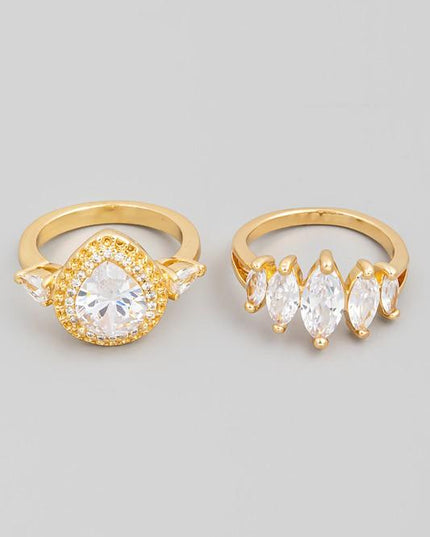 MARISA Ring Set (Silver/Gold)