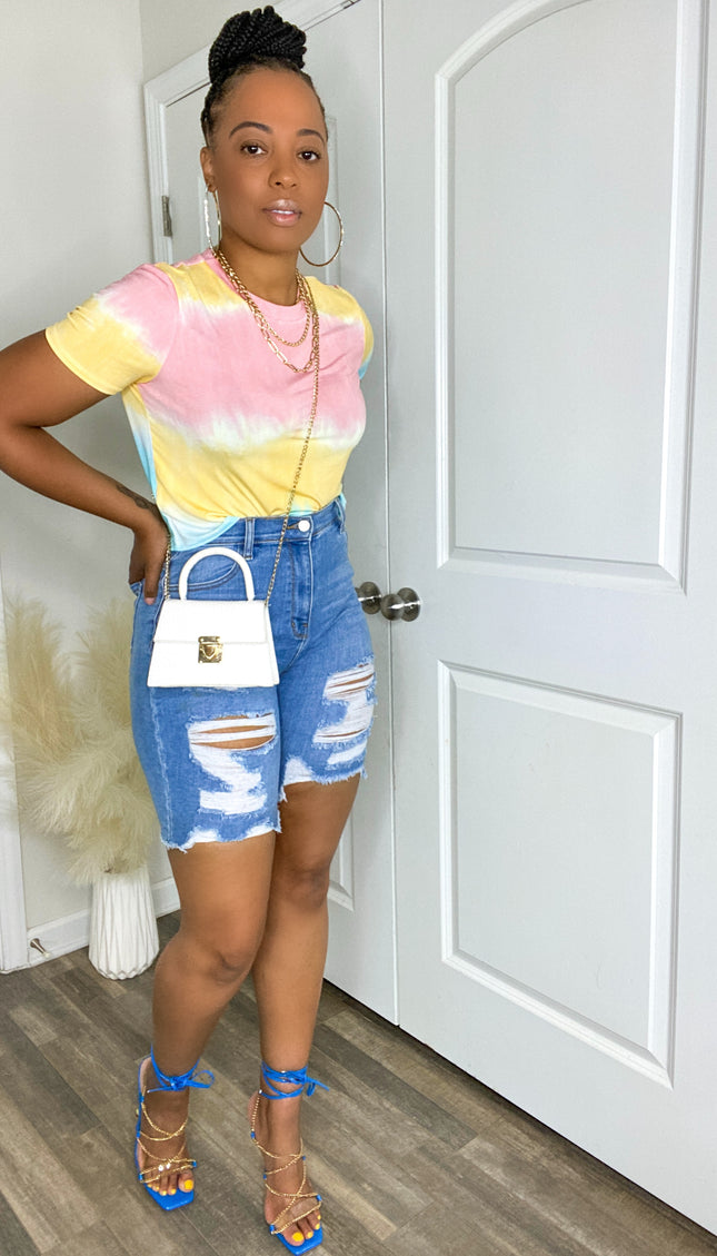Unmatched Everyday Tie Dye Short Sleeve Shirt