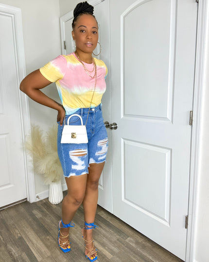 Unmatched Everyday Tie Dye Short Sleeve Shirt